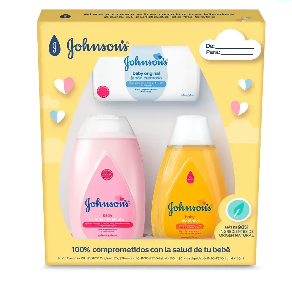 Estuche Johnson's Baby Set x3