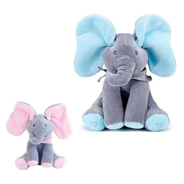 Elefante Peluche Con Movimiento de Orejitas y Sonidos