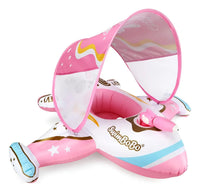 Flotador Inflable Bebé Juguete Natación Avión Capota