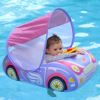 Flotador Inflable Bebé Juguete Natación Carro Capota