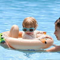 Flotador Inflable Bebé Juguete Natación Perrito Capota