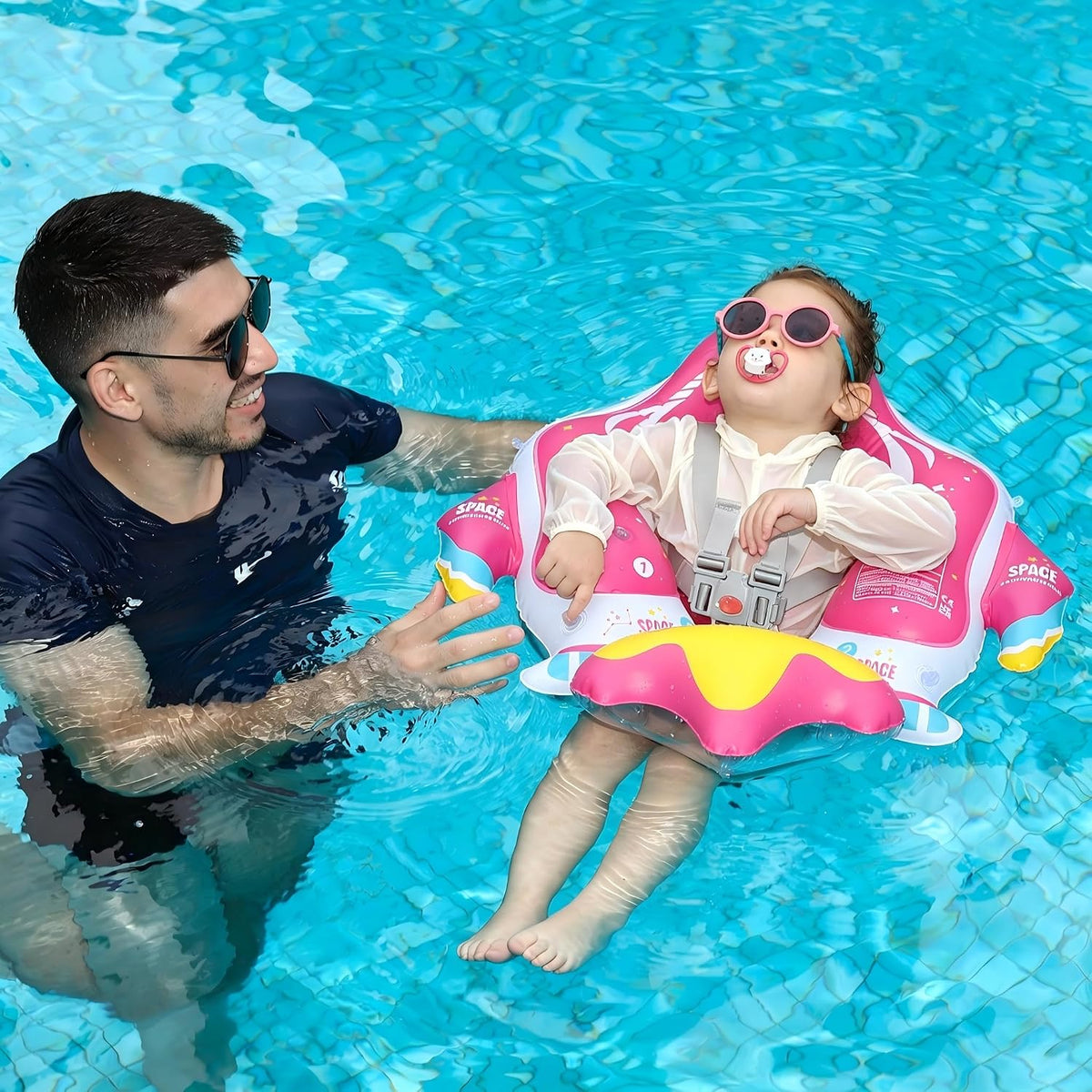 Flotador Inflable Bebé Juguete Natación Techo