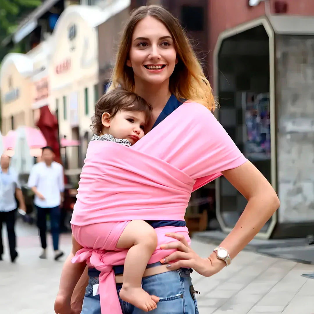 Fular Semi Elástico Canguro Para Recién Nacido