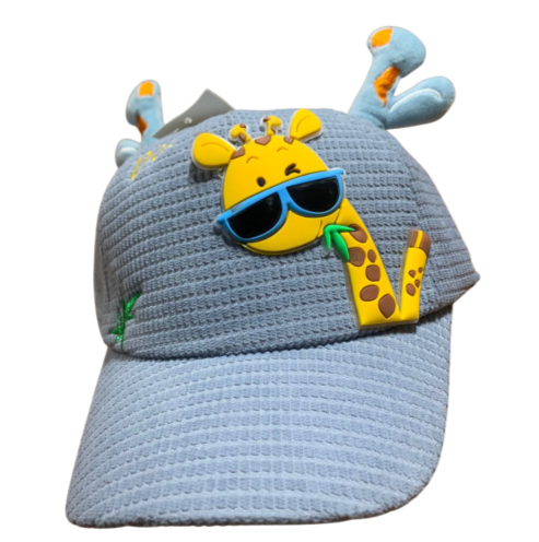 Gorra Con Visera Jirafa Con Orejas