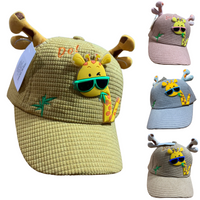 Gorra Con Visera Jirafa Con Orejas