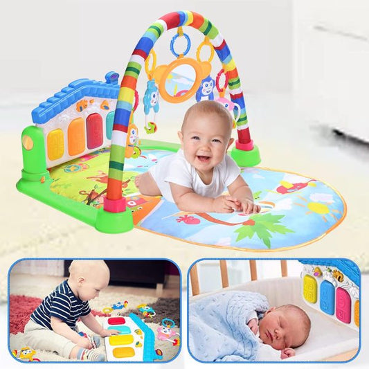 Gimnasio Piano Tapete Musical Kangu Baby Azul