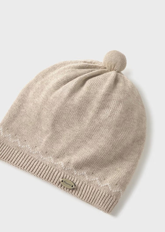 Gorro Tejido Algodón Recién 9936 Café