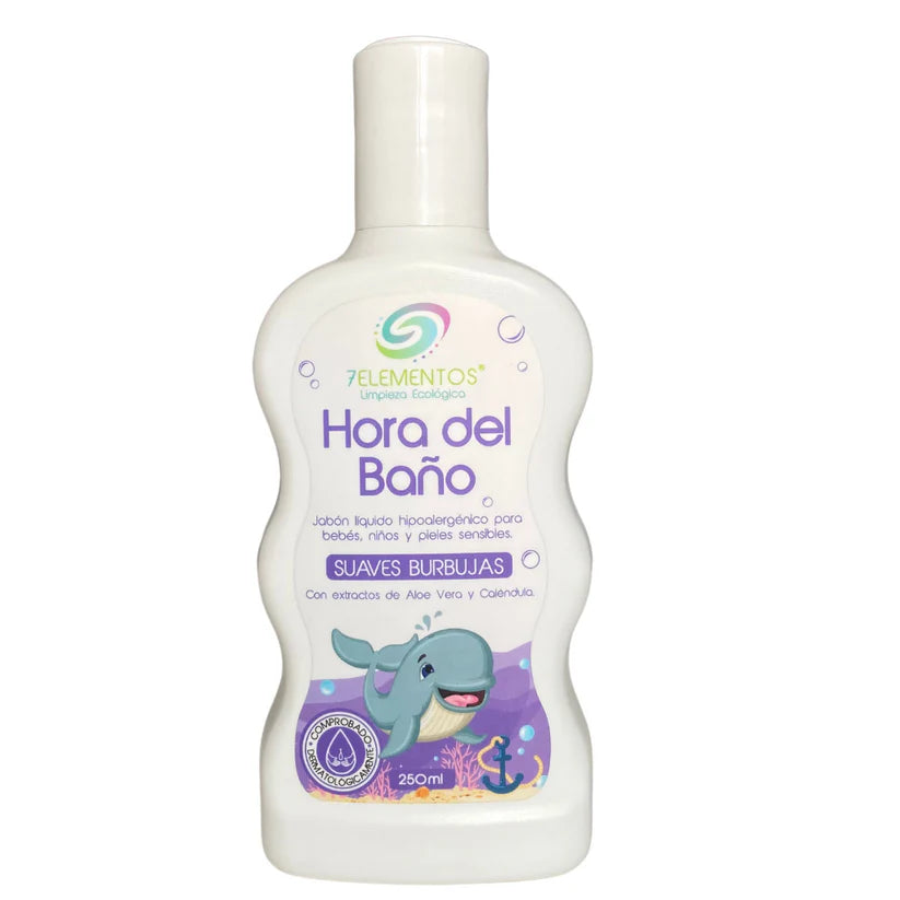 Jabón Líquido Hora del Baño 7 Elementos