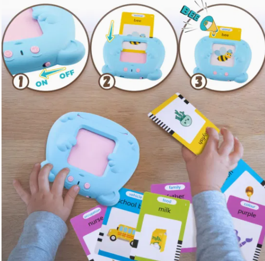 Juguete De Tarjetas Sonido Español/ingles Educación Temprana