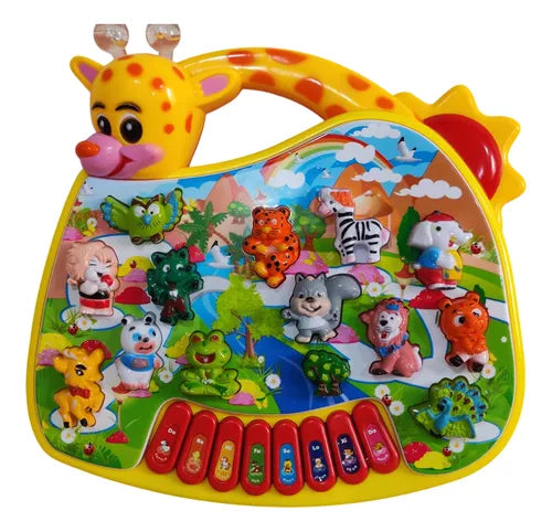 Juguete Piano Musical Interactivo Casita Animalitos