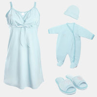 Set Pijama Materna Trio Postparto