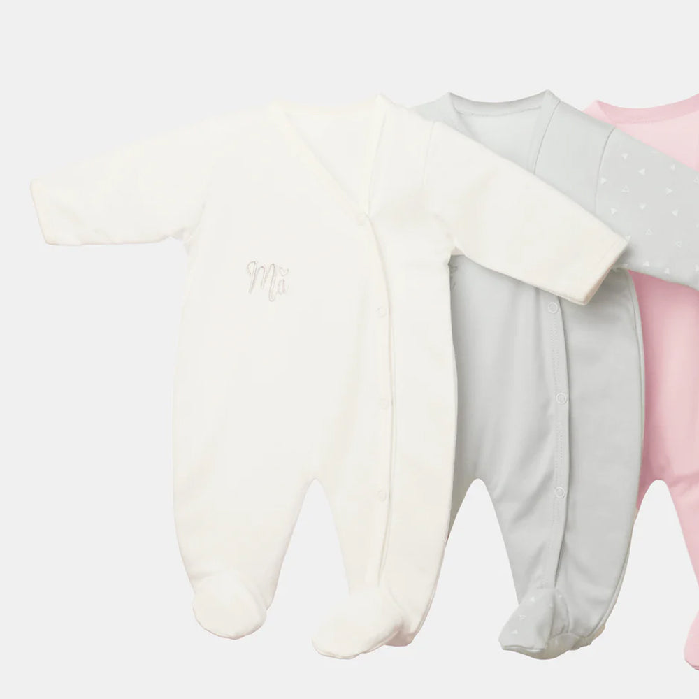 Set Pijama Materna Trio Postparto