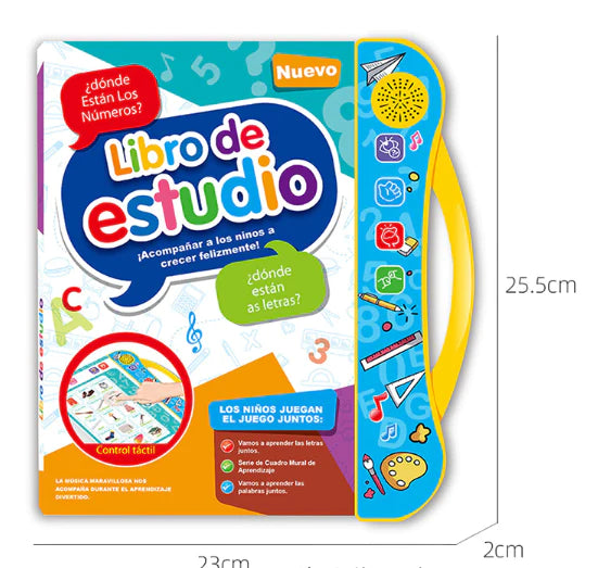 Libro De Estudio Interactivo Para Niños