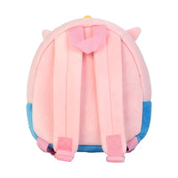 Mochila Infantil Para Niños En Felpa Unicornio