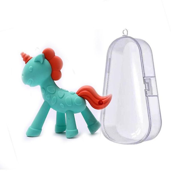 Mordedor Rasca Encías Unicornio Con Estuche