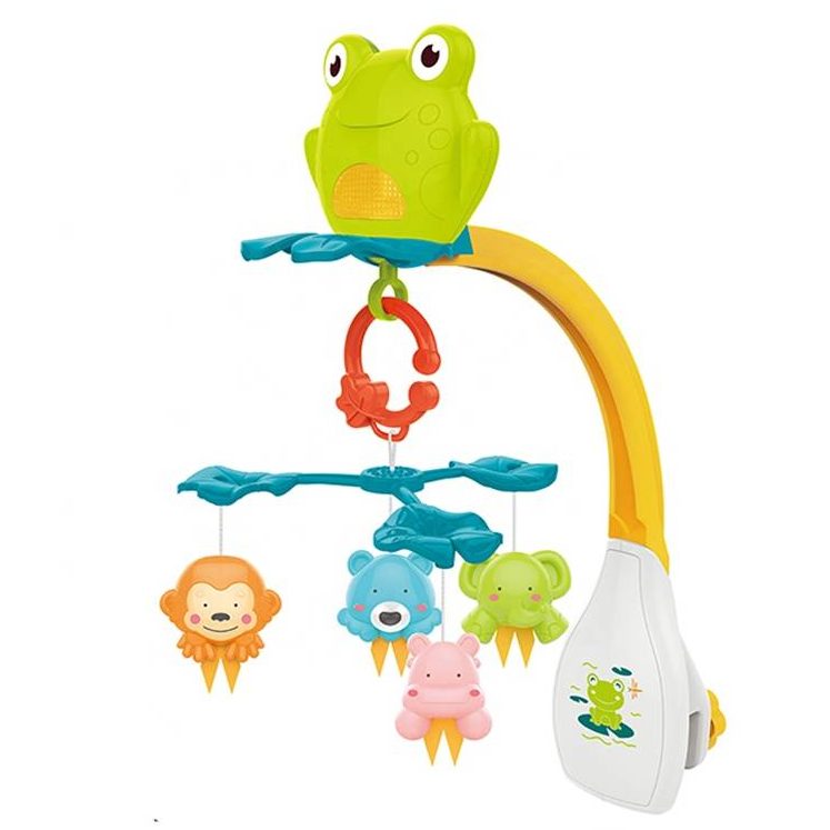 Móvil Para Cuna 360° Con Proyector Modelo Huanger Sapo