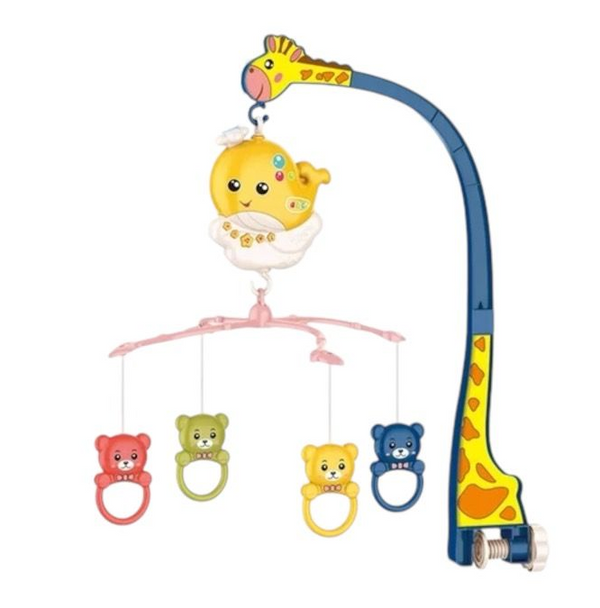 Móvil Para Cuna 360° Con Proyector Modelo Jirafa