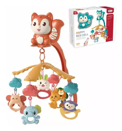 Móvil De Bebé Musical Con Proyector 360° Para Cuna