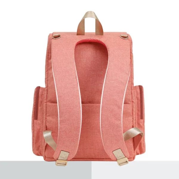 Pañalera Tipo Morral Disney Baby Rosada Mate