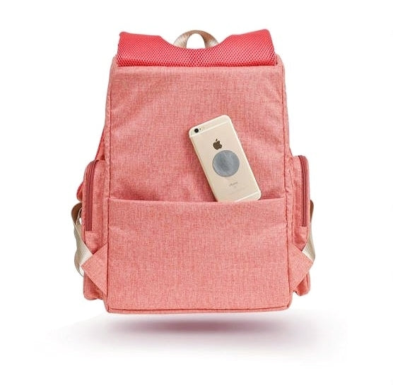 Pañalera Tipo Morral Disney Baby Rosada Mate