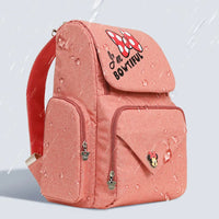 Pañalera Tipo Morral Disney Baby Rosada Mate