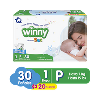 Pañal Winny Ultratim Sec P Etapa 1 x30 Unds