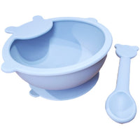 Plato Hondo Siliconado Con Cuchara
