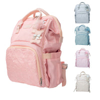 Pañalera Tipo Morral Baby Luna Osos Ternura Pastel