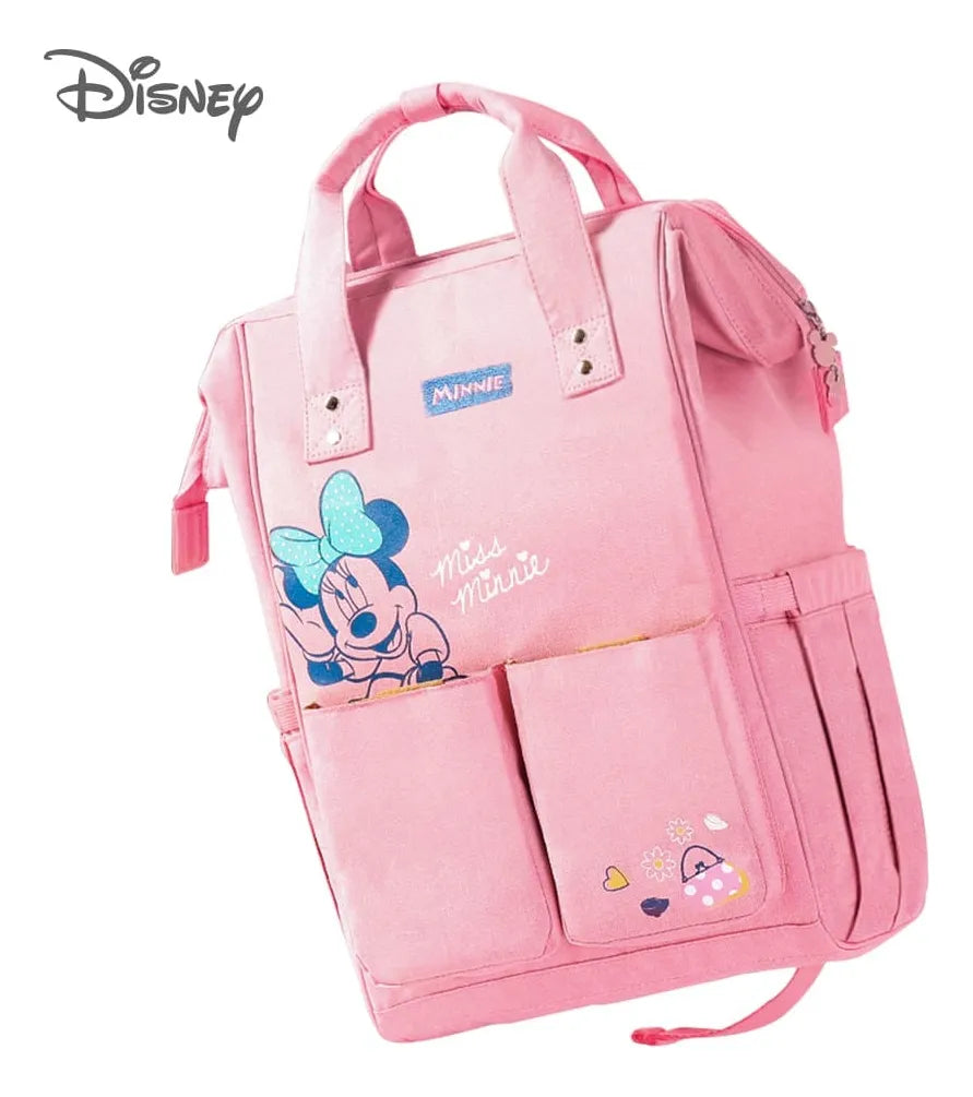 Pañalera Tipo Morral Disney Baby Rosada Minnie