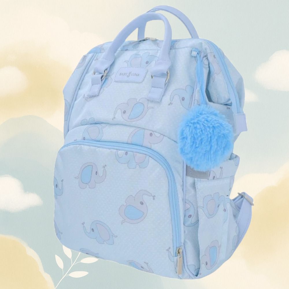 Pañalera Tipo Morral Baby Luna Elefante