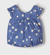 Pelele Body Margaritas Azul Mayoral 1601 Niña