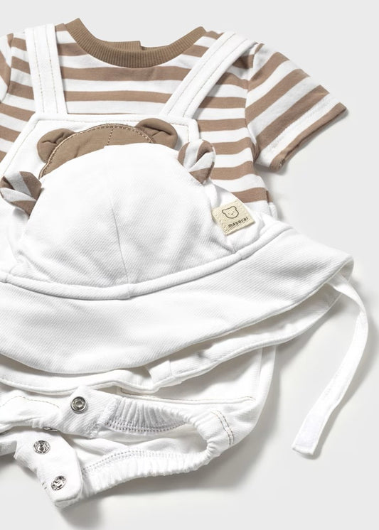 Pelele Osito Braga Con Gorrito Mayoral 1606