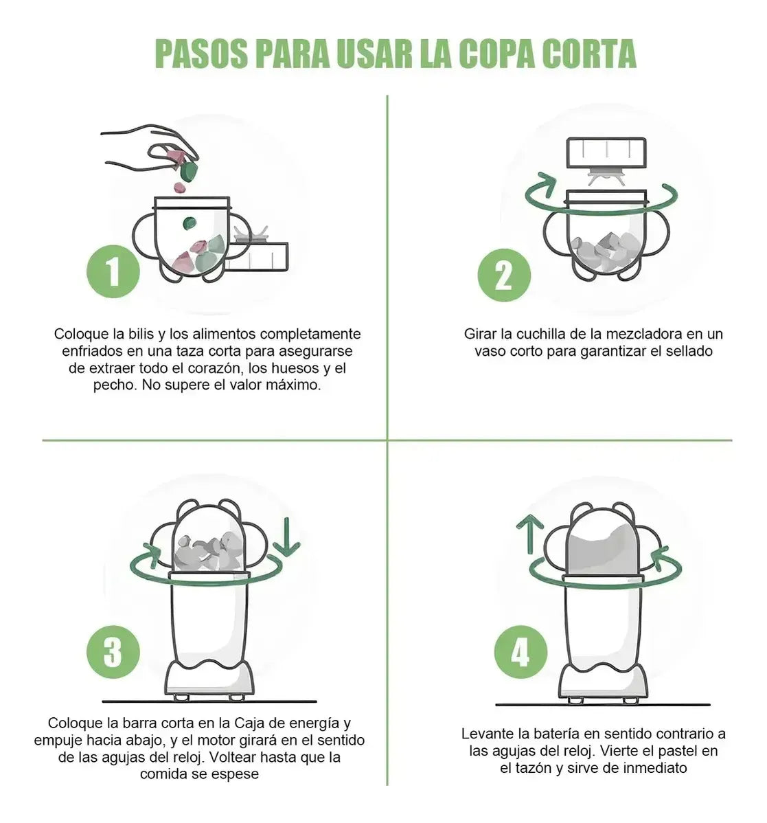 Procesador De Alimentos Baby Bullet Licuadora Papillas 20 Pz