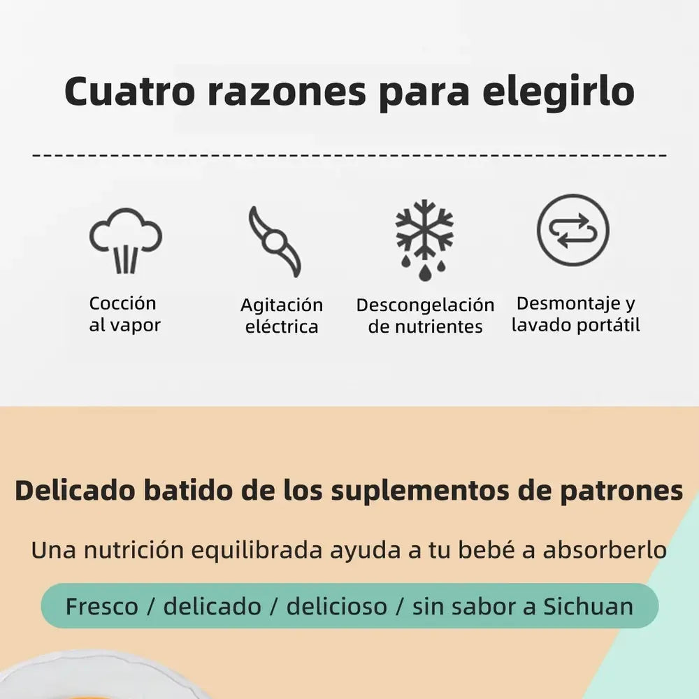 Procesador De Alimentos Baby Cook Licuadora