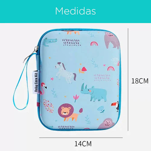 Set De Limpieza 14 Piezas Con Estuche Rosado
