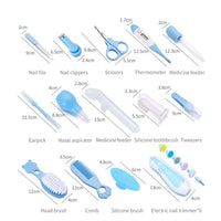 Set De Limpieza 14 Piezas Con Estuche Rosado