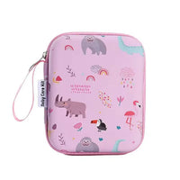 Set De Limpieza 14 Piezas Con Estuche Rosado