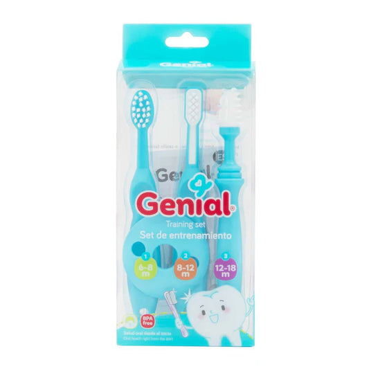 Set de Cepillos de Entrenamiento 3 Etapas – Marca Genial
