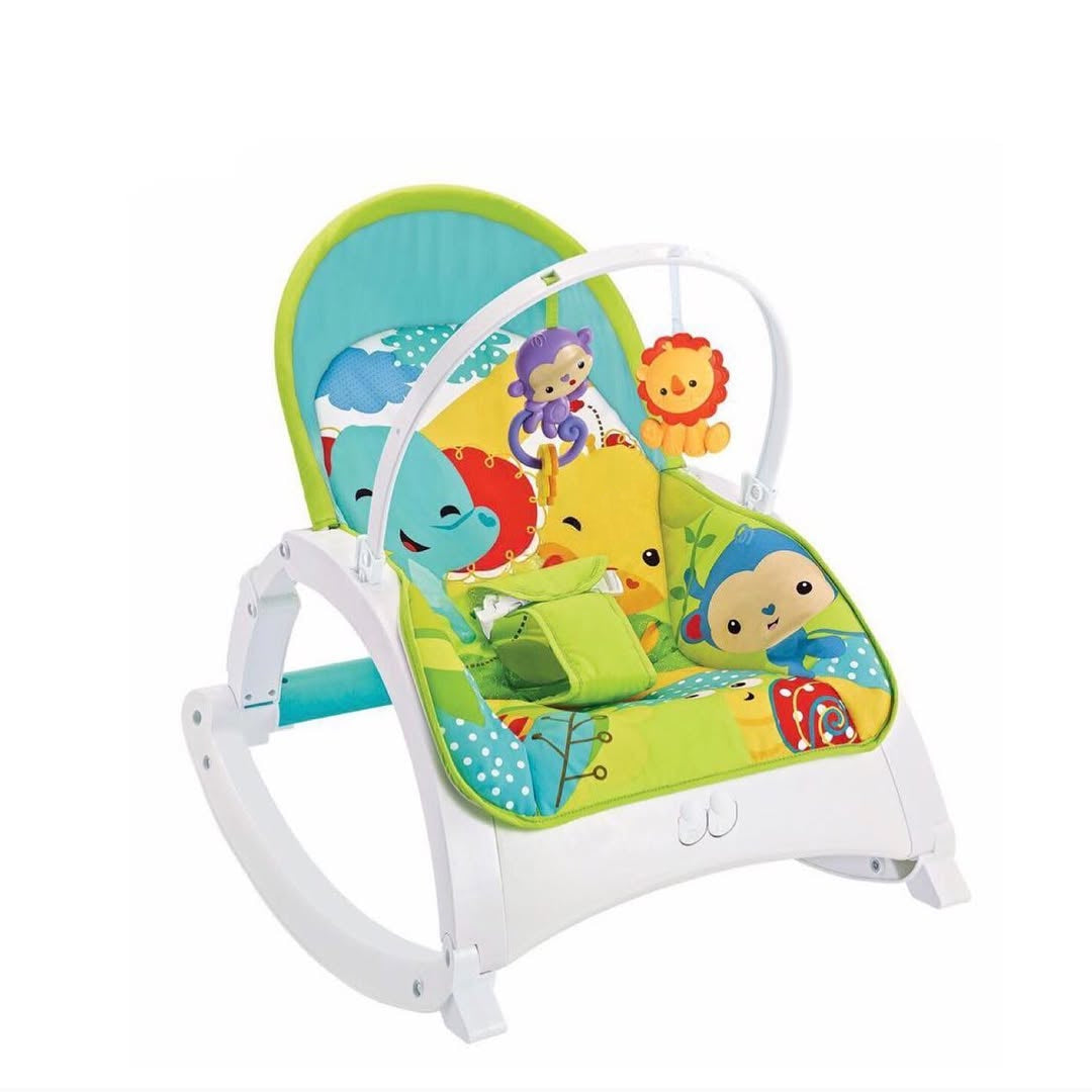 Silla 2 En 1 Mecedora Vibradora Musical Pollito