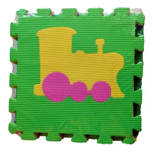 Tapete Piezas Y Formas Foamy 10 Piezas 30x30 CM
