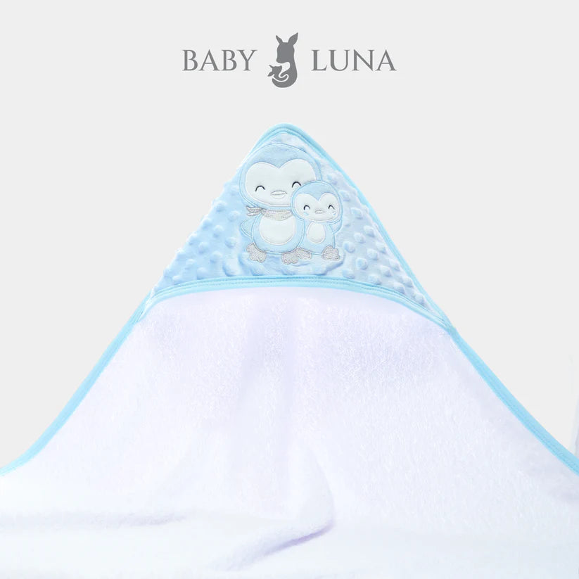 Toalla De Algodón Nube Luna Pingüino