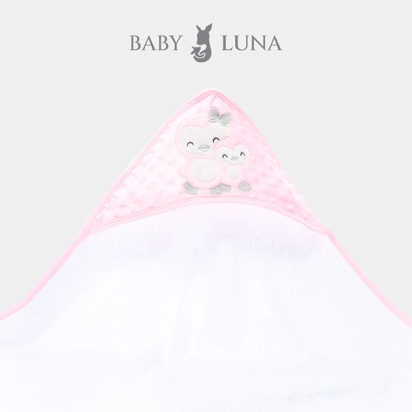 Toalla De Algodón Nube Luna Pingüino