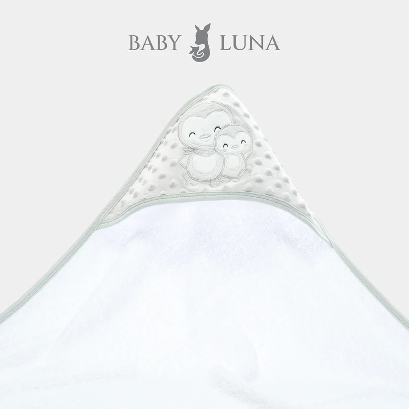 Toalla De Algodón Nube Luna Pingüino