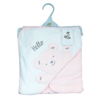 Toalla De Algodón Osito Rosa