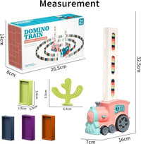 Tren Dominó Construcción Automática Rosado