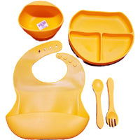 Juego De Vajillas 4 Piezas Amarillo