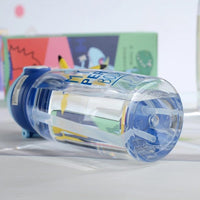 Vaso Entrenador Pitillo Con Forro Deluxe Azul