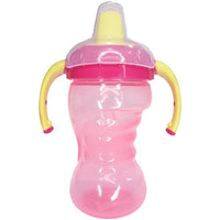 Vaso Entrenador Pitillo Agarraderas Rosa/Crema