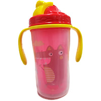 Vaso Entrenador Pitillo Agarraderas Rojo/Amarillo