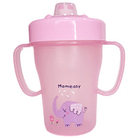 Vaso Entrenador Pitillo Agarraderas Rosa